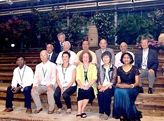 2012年アジアオセアニア性科学学会にて（懇親会での役員達）